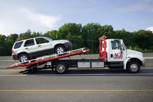 Vehicle Repossession Tow Truck
